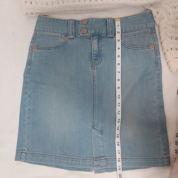 Vintage GAP Stretch Jean Skirt - Picture 2 of 10